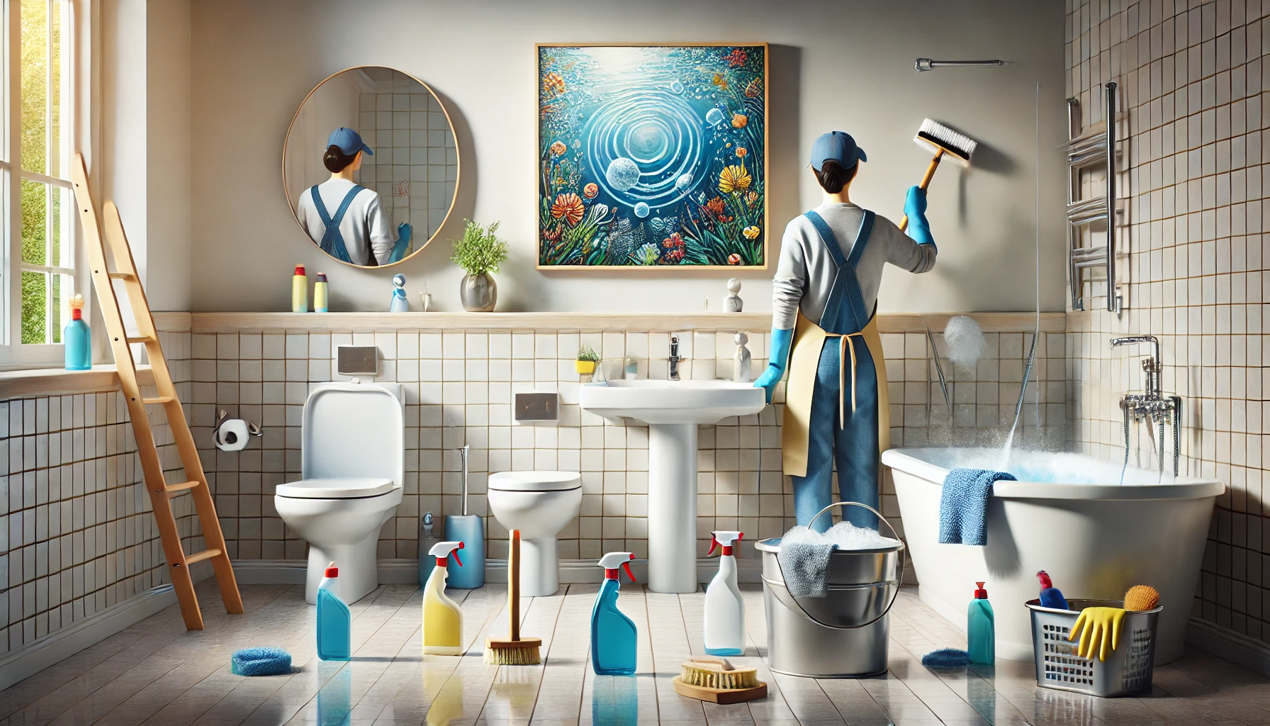 Bathroom neat and Cleaning
