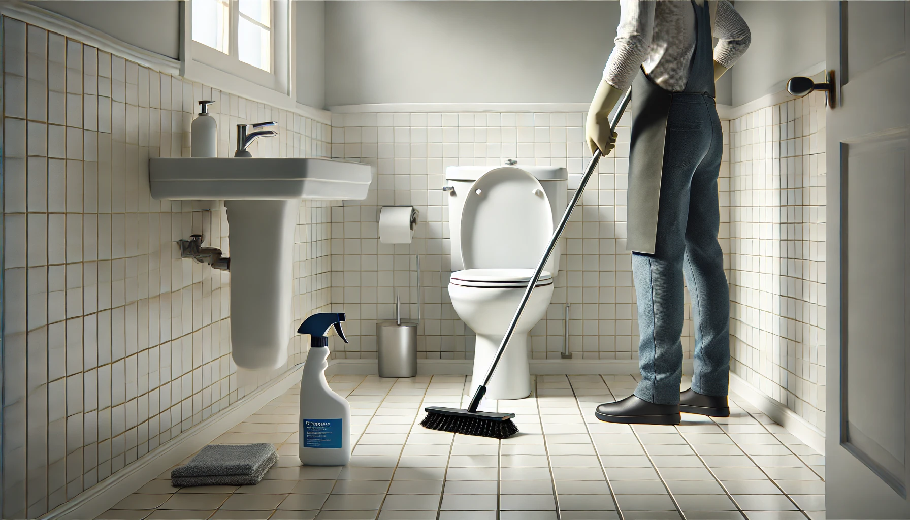 Behind the Toilet
