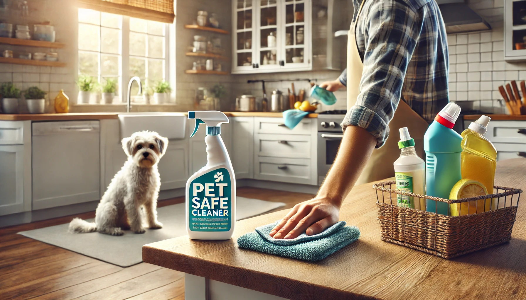 Use Pet-Safe Cleaning Products