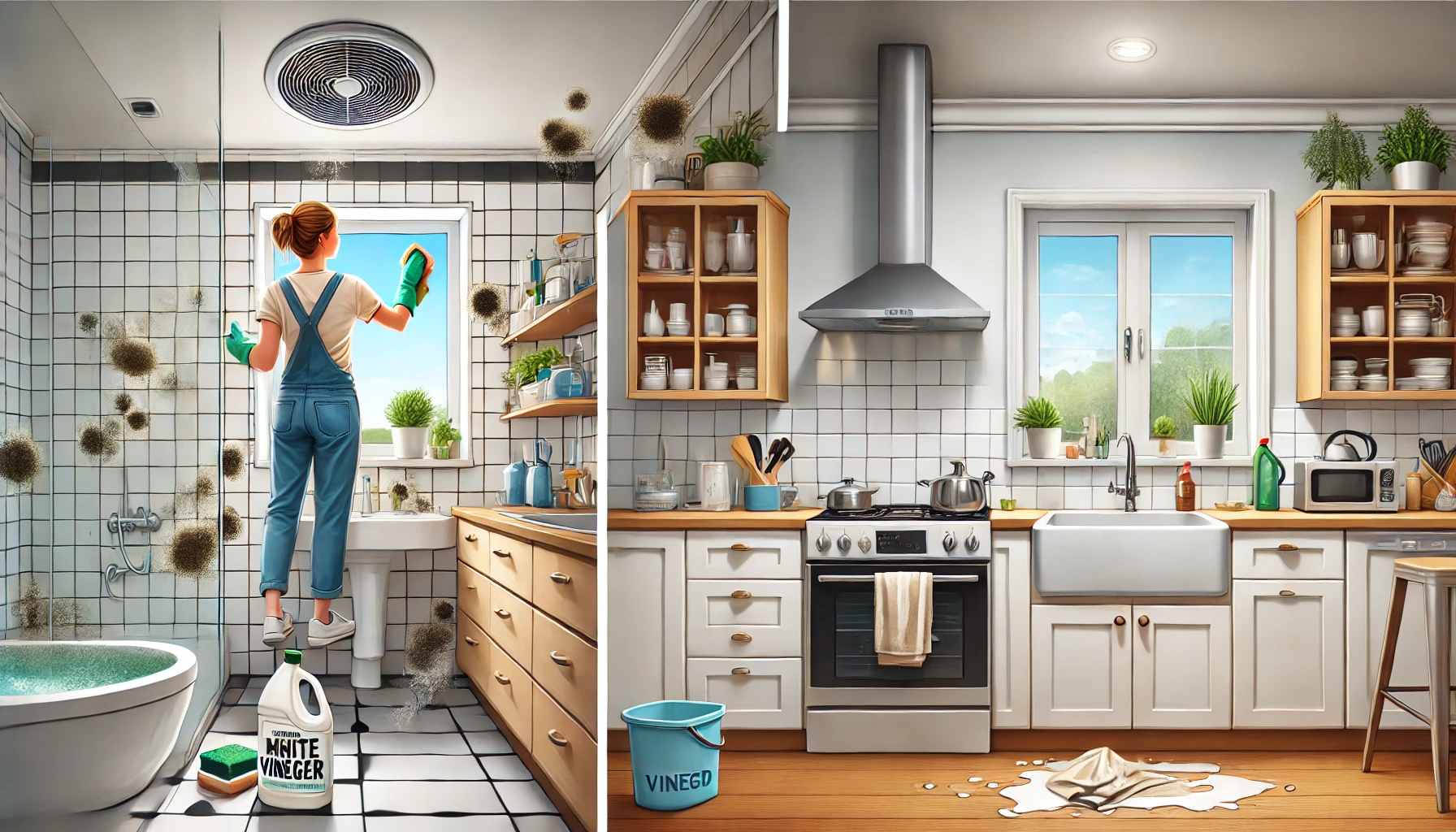 Address Mold in Bathrooms and Kitchens