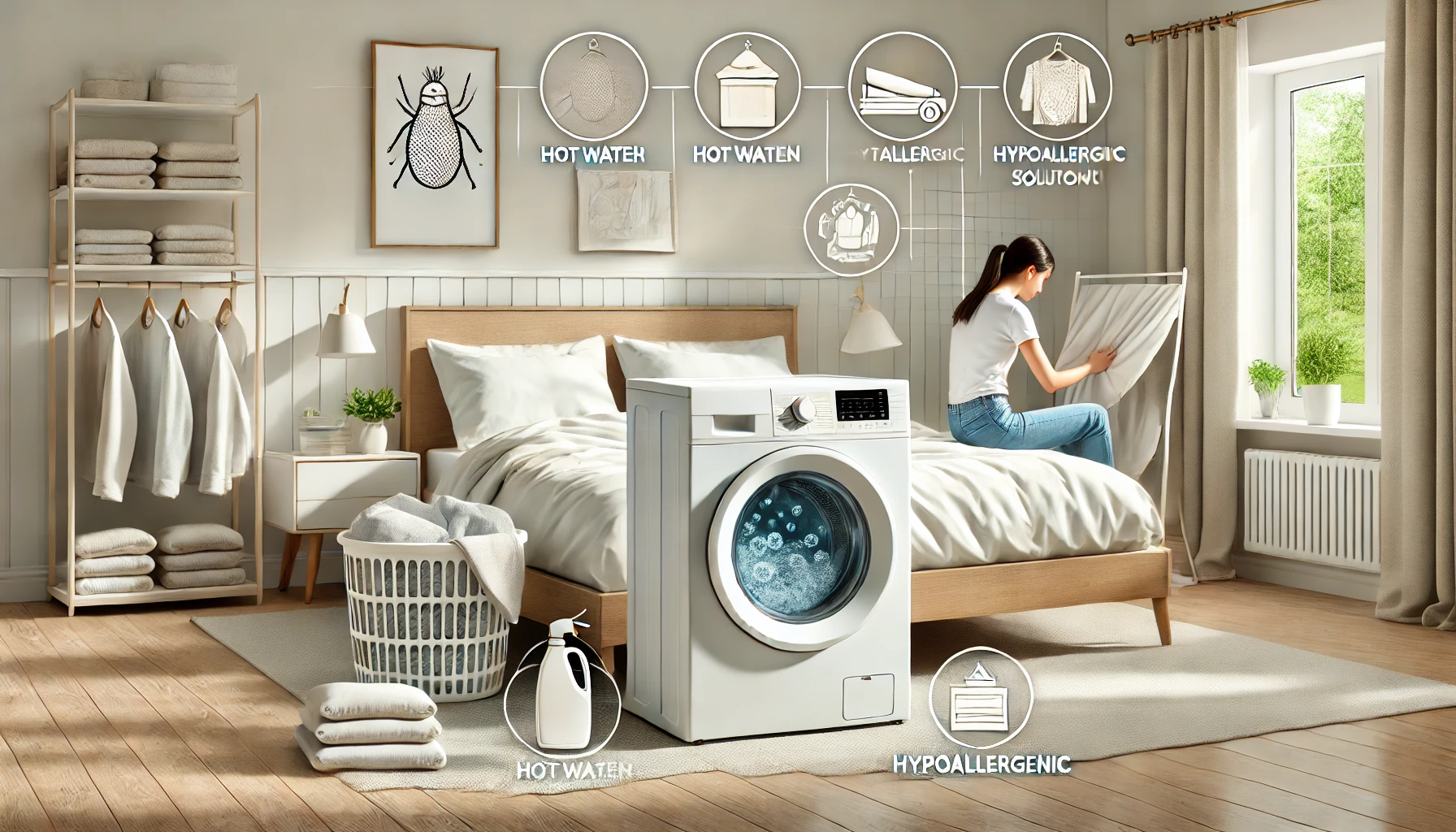 Wash Bedding and Linens Frequently