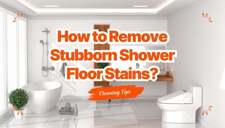 How to Remove Bath Mat Stains from Shower Floors