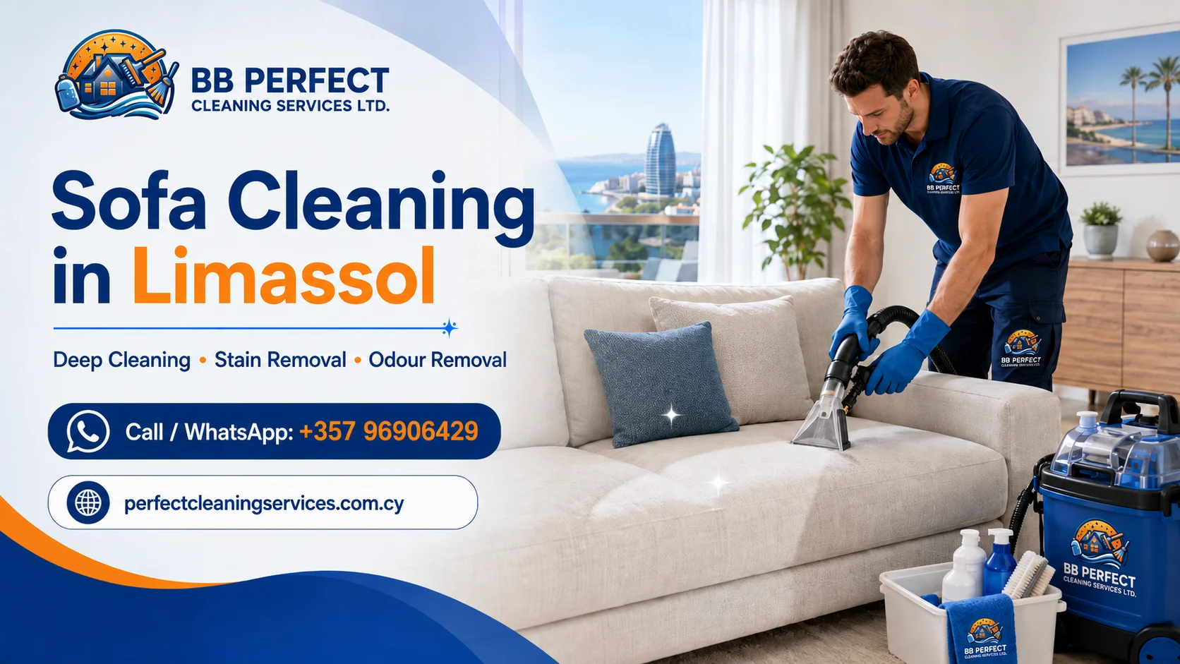 Sofa Cleaning Service in Limassol